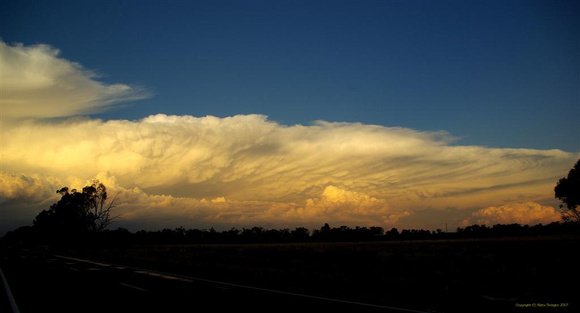 Storm front approaching, near Forbes, NSW