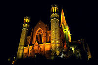 Sacred Heart Cathedral at night, Bendigo VIC