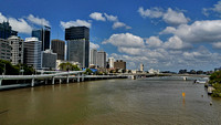 Brisbane River from the Kurilpa bridge