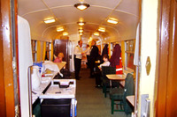 The server and wait staff carriage, getting ready.