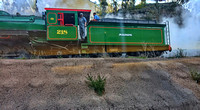 ZigZag Steams Up to Welcome the train