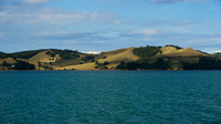 Scenes as we leave Auckland Harbour