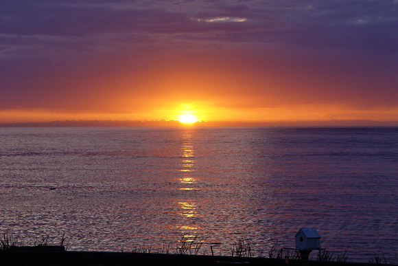 Sunset over Port Philp Bay, St. Kilda Vic