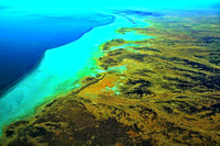 Lake Eyre, South Australia in Flood.