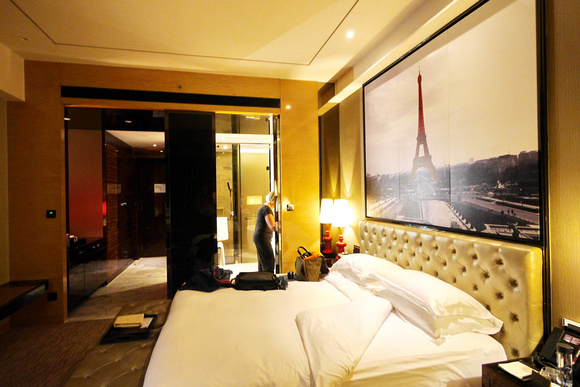 The bedroom, tolerable.