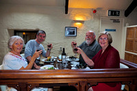 Mary, her son John, me and Maggie... dinner at The Copper Hen