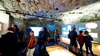 Inside the peak interpretive centre