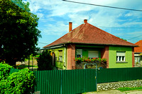 Once in a while there are unpainted grey homes