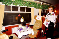 Our seat in the Pullman dining car