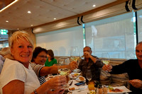 Our French Canadian friends, last evening dinner.