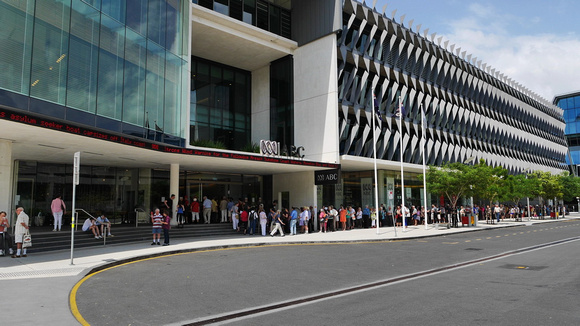 The new QLD ABC Radio and TV building on the river.