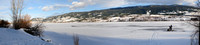 Wood Lake with Ice Fishermen - They said the fishing was good.